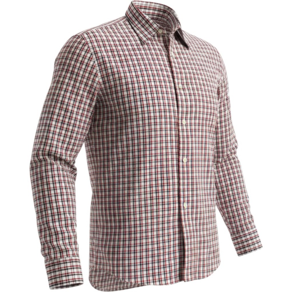 Thomas Dean Alabama Crimson Tide Men's L Button-Down Red Black Check Elephant